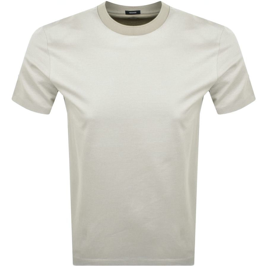 BOSS H Thompson 432 Jersey T Shirt Beige | Mainline Menswear